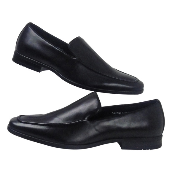 Adolfo Loafers Leather Black 10.5 NIB Men's - Picture 4 of 6